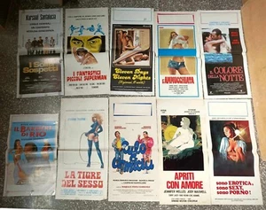 #4 LOTTO DI 120 LOCANDINE MISTE ORIGINALI CINEMA - COMMEDIA EROTICA SEXY DRAMA - Bild 1 von 12