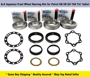 L+R Japanese Front Wheel Bearing Seal Kits for Patrol GQ GR GU Y60 Y61 Safari - Picture 1 of 7