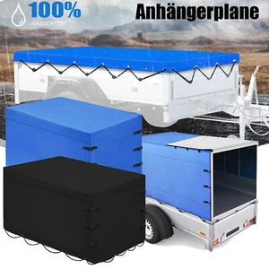 Anhängerplane Flachplane Hochplane für Stema 750 DBL 850 wasserdicht Anhänger - Bild 1 von 76