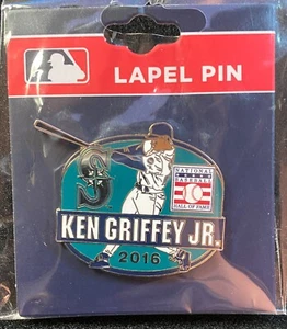 NEW KEN GRIFFEY JR. SEATTLE MARINERS HALL OF FAME INDUCTION 2016 LAPEL PIN - Picture 1 of 3
