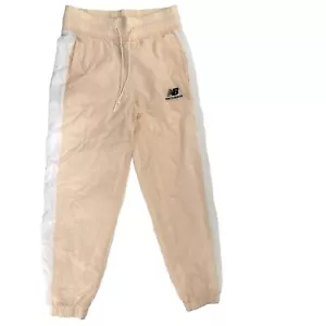 New Balance All Motion Pants Jogger Sz M Peach White Retro Running NWT - Picture 1 of 7