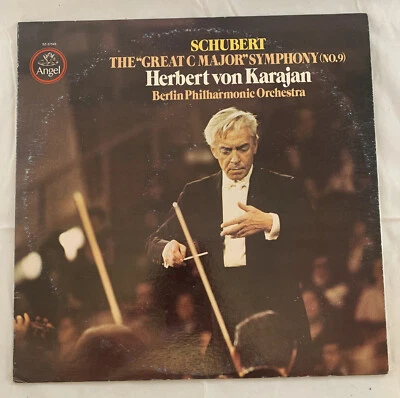 KARAJAN, BERLIN PHILHARMONIC-SCHUBERT The Great C Major Symphonies 9 '80-LP Mint - Image 1 of 4