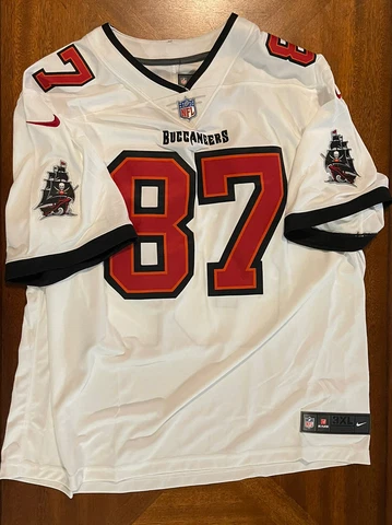 NIKE TAMPA BAY BUCCANEERS ROB GRONKOWSKI #87 JERSEY MENS 3XL On Field NWT Cover