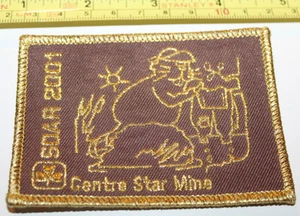 Girl Guides Canada SOAR 2001 Centre Star Mine Patch Badge - Bild 1 von 2