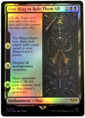 MTG One Ring to Rule Them All *FOIL* The Lord of the Rings 0102 NM - Image 1 of 4