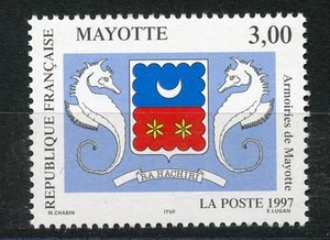 STAMP / TIMBRE DE MAYOTTE N° 43 ** ARMOIRIES DE MAYOTTE - Photo 1/1