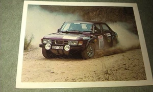 SAAB 99 EMS Rally  Car-  WEETBIX AUSTRALIA Fast Wheels  Swap Card - Bild 1 von 2