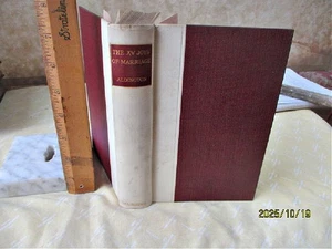 The FIFTEEN JOYS of MARRIAGE, 1927, Richard ALDINGTON, Broadway Translations, DJ - Bild 1 von 4