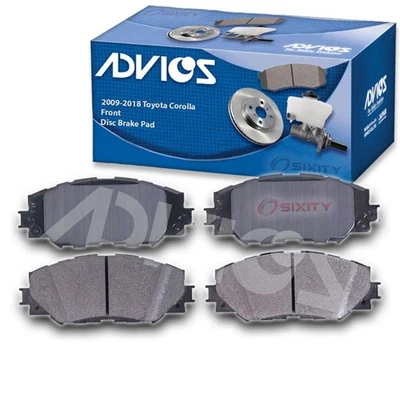 Juego de pastillas de freno de disco delanteras ADVICS para Toyota Corolla 2009-2018 - neumático de freno qo Foto 1 de 4