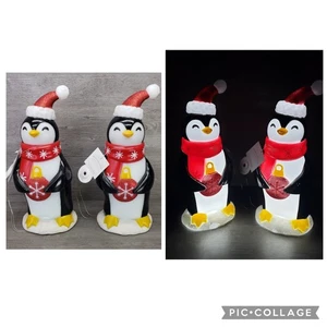 2x Target Wondershop Iluminado 14" Pingüino Molde Soplado Estatuilla Navidad ENVÍO RÁPIDO - Imagen 1 de 9