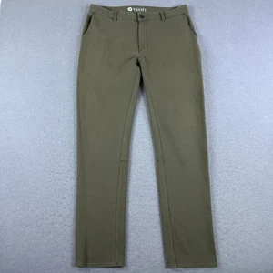 Vuori Herren Collins Chino Hose olivgrün Gr. 34 Baumwollmischung Performance - Bild 1 von 8