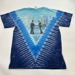 Pink Floyd Tie Dye Wish You Were Here T-Shirt Band Tee Größe Large blau - Bild 1 von 7