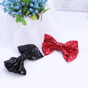  2 Stück große Schleife Haarnadeln Pailletten Haarspange Haarschmuck für Kinder Mädchen - Bild 1 von 12
