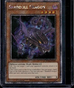 Yu-Gi-Oh! Shaddoll Dragon RA04-EN228 Platinum Secret Rare 1st Edition NM - Picture 1 of 1
