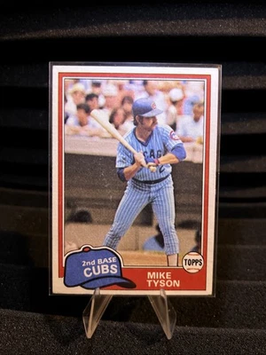 1981 Topps Baseball. Mike Tyson #294 Chicago Cubs  - Image 1 of 2