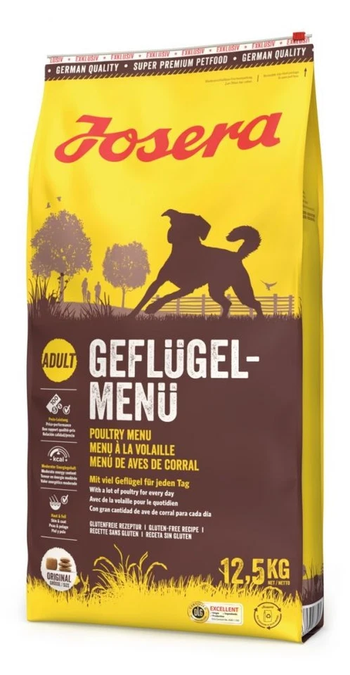 Josera Geflügel-Menü 12,5 kg -defekt-MHD 01/27 - Bild 1 von 1
