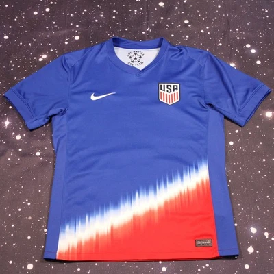 Nike 2024 USA National Team Red, White, & Blue Blank Away Jersey - Men's Small - Image 1 of 4