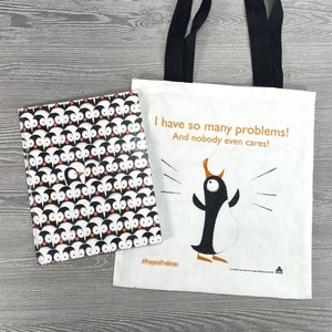 Penguin Problems by Jory John Hardcover Book and Tote Bag Set from Kohl's Cares - Foto 1 di 12