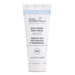 Herbal Essentials Rest & Renew Nachtcreme Gesicht Feuchtigkeitscreme Lotion Hautpflege - Bild 1 von 6