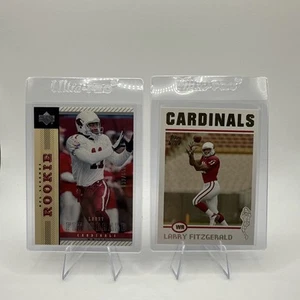 Lotto carte Larry Fitzgerald 2004 Rookie (2) UD Legends #/650 & Topps - Foto 1 di 2