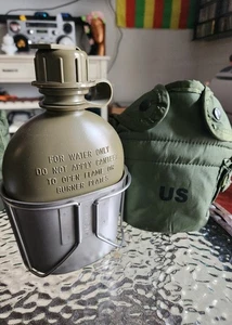 USGI Canteen LOT: Canteen + Cover + Belt Clips + Cup - ALL NEW - LOOK! - Picture 1 of 4