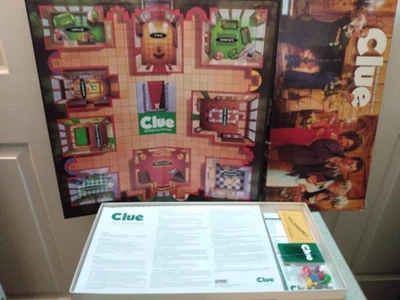 Complete Vintage 1997 Parker Brothers CLUE Classic Detective Board Game WORN BOX - Image 1 of 4