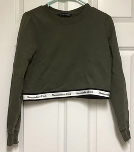 abercrombie fitch Girls Cropped Sweatshirt Size XS (BIN AG) - Picture 1 of 3