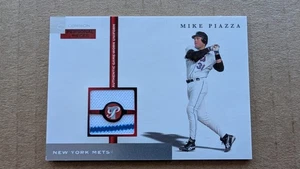 2005 Pristine Pieces MIKE PIAZZA 5 COLORI PATCH UNIFORME Card 119/425 N.Y. METS bb - Foto 1 di 2
