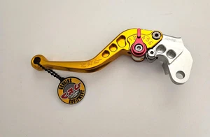 2006-2010 GSXR 600 750 1000 CRG Roll-A-Click Adjustable Short Gold Clutch Lever - Picture 1 of 1