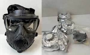 Avon C50 Gas Mask Respirator + VPU Voice Projection Unit Mic | Size M | Unused - Foto 1 di 11