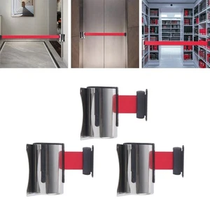 Retractable Barrier Belt Crowd Control Barrier Queue Fence Belt for Sporting - Picture 1 of 22