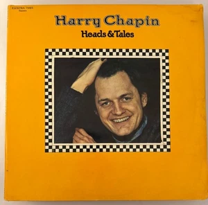 HARRY CHAPIN – HEADS & TALES - VINYL LP ELEKTRA 75023 - VG+ - A11 - Foto 1 di 2
