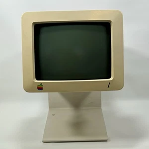 Monitor de computadora Apple llc A2M4090 vintage con soporte Apple llc A2M4021 con bisagra - Imagen 1 de 22