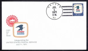 1396 7-1-71 FDC - Batsto, New Jersey NJ with Historical Insert - Picture 1 of 2