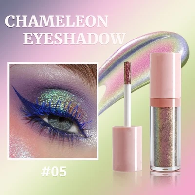 Women Chameleon Liquid Eyeshadow Halloween Makeup Glitter Metallic Eyeshadow  - Image 1 of 4