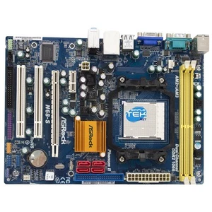 ASRock N68-S Hauptplatine Micro-Atx AM2+AM3 DDR2 RS232 Seriell Com PC - Bild 1 von 7