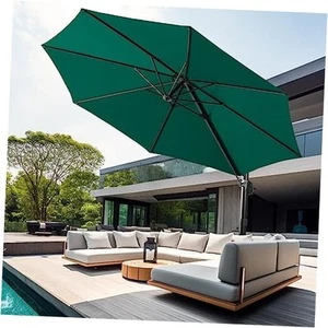 S Series Cantilever Patio Umbrellas 10 FT Outdoor Offset Umbrella/Fade & UV - Picture 1 of 7