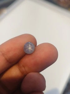 1.97 Cts A 100% NATURAL BLUE STAR SAPPHIRE WITH EXCELLENT QUALITY ! - Picture 1 of 8