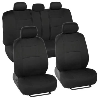 Fundas de asiento de auto para Chevrolet Cruze 2 tonos color negro con banco dividido Foto 1 de 4