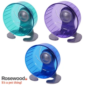 Hamster Exercise Wheel 17cm Rosewood Options Small Animal Quiet Gerbil 3 Colours - Picture 1 of 10