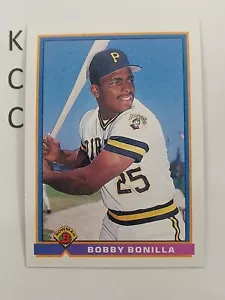 1991 Bowman Baseball #525 Bobby Bonilla Pittsburgh Pirates - Foto 1 di 2