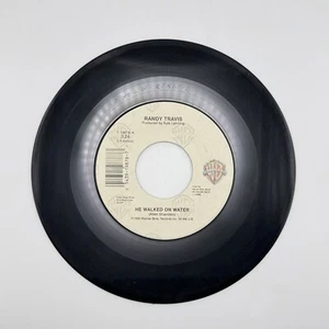 Randy Travis He Walked on Water / Card Carryin Fool Record 45 RPM Vinyl - Picture 1 of 2