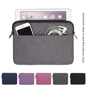 Case Protective Pouch Cover For Samsung Galaxy Tab Huawei MediaPad T3 T5 8" 10" - Picture 1 of 14