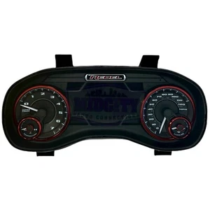 2019 2020 RAM 1500 EVIC 7" DIGITAL SPEEDOMETER INSTRUMENT CLUSTER OEM REBEL RED - Picture 1 of 4