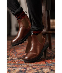 POLO RALPH LAUREN OSLO N6032 CHELSEA HERREN STIEFEL FARBE CLA HELLBRAUN GRÖSSE 10,5 D NEU IM KARTON - Bild 1 von 6