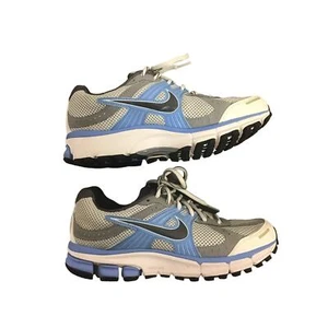 Nike Pegasus 27 Gray Blue Tennis Shoes Sneakers Women's 6.5 Running Athletic - Picture 1 of 8