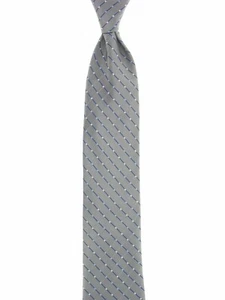 Geoffrey Beene Men's Silver Dotted Tie - Picture 1 of 2