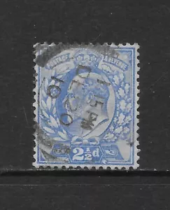 GRAN BRITÁNICA SCOTT 131 USADO EN MUY BUEN ESTADO - 1902 2.5p ULTRA - KING EDWARD VII EDICIÓN (I) - Imagen 1 de 2