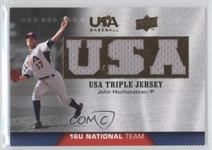 2009 USA Baseball Box Set Triple Jersey 16U National Team John Hochstatter