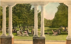 RASEN VOR DER CAROLINA, PINEHURST, NORTH CAROLINA, ALTE POSTKARTE - Bild 1 von 2